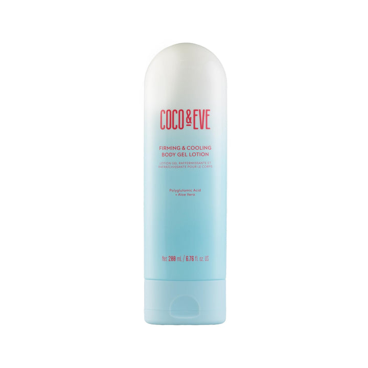Coco & Eve front packaging showing gel-lotion and brand for easy identification