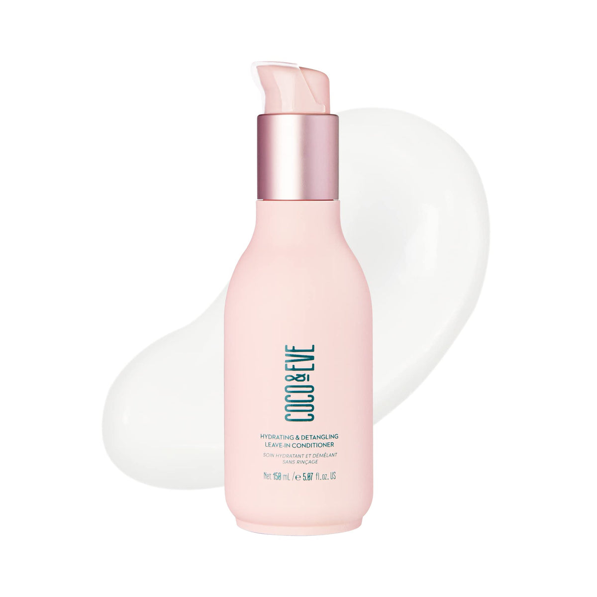 Coco & Eve front packaging showing product benefits and bottle design