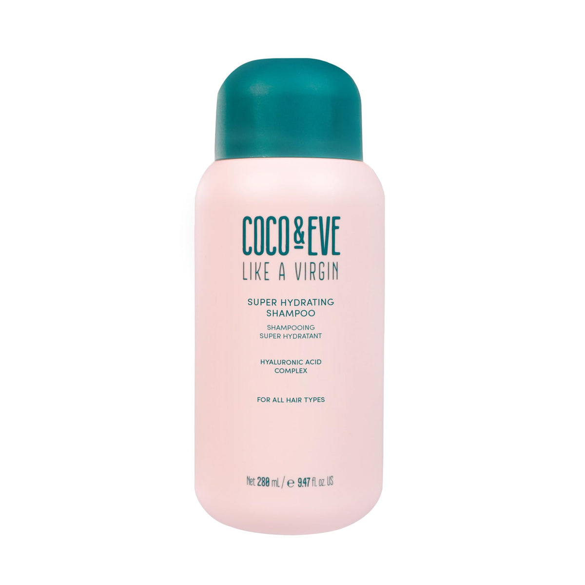 Coco & Eve front packaging showing bottle and label for quick recognition and trust