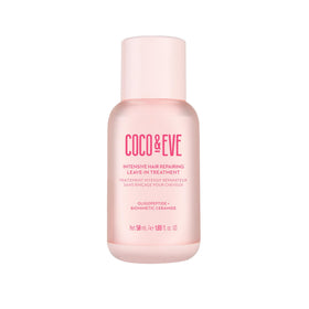 Coco & Eve front packaging showing compact repair cream and benefits