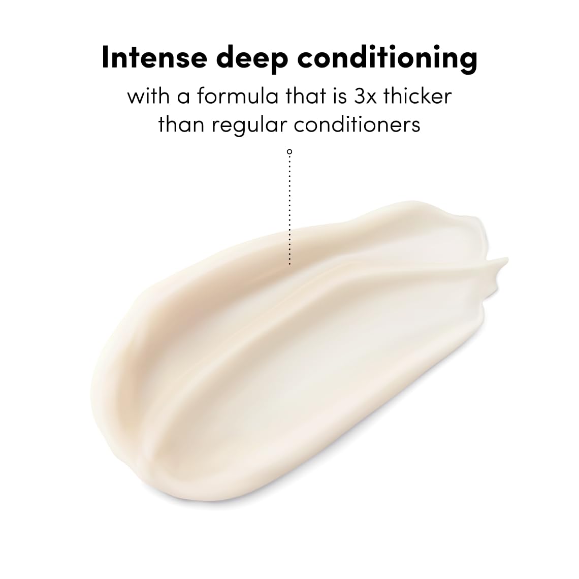 Coco & Eve opened cap and creamy conditioner texture demonstrating spreadability benefit