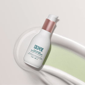 Coco & Eve pump and cap detail highlighting easy-dispense benefit