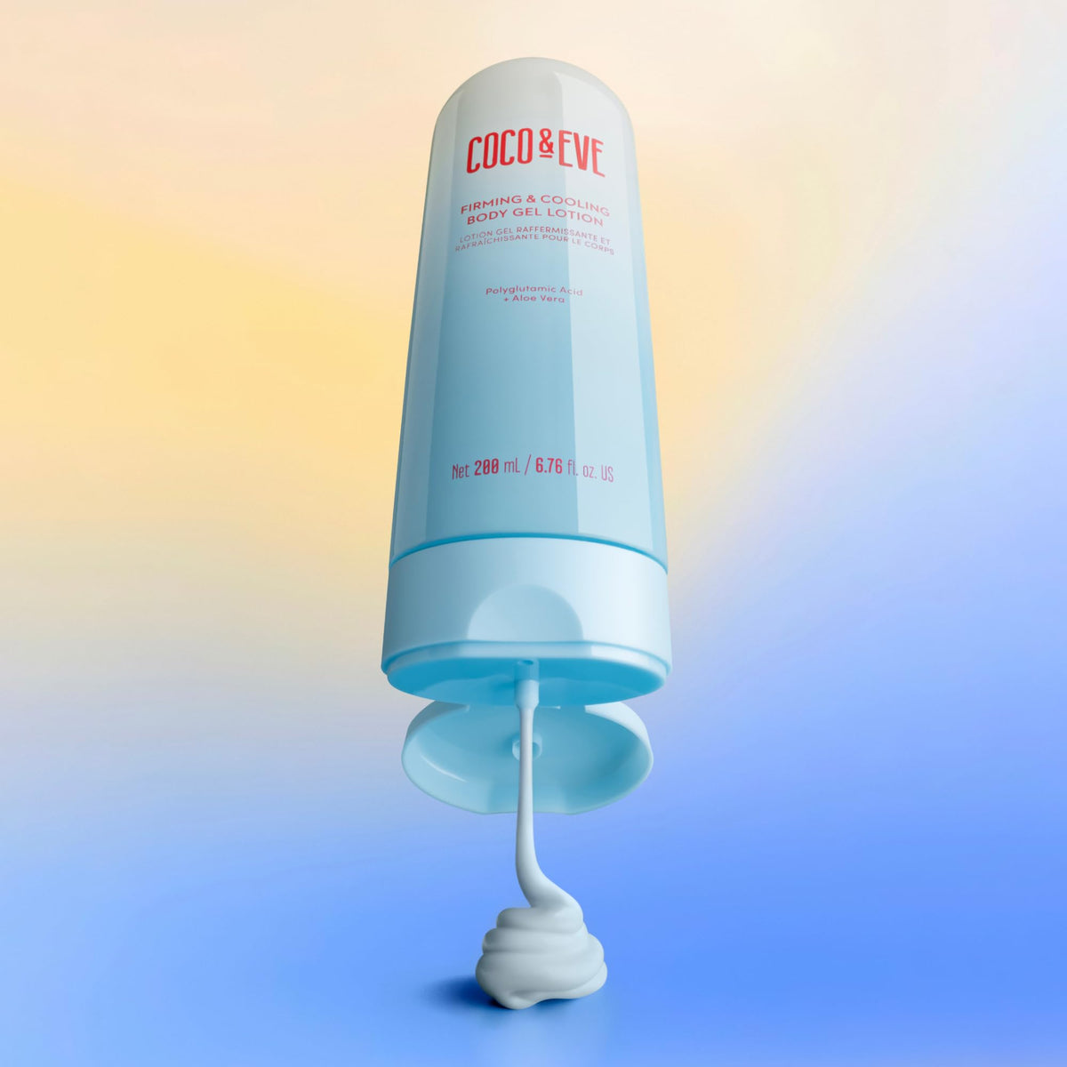 Coco & Eve cooling droplets on skin detail demonstrating instant cooling sensation