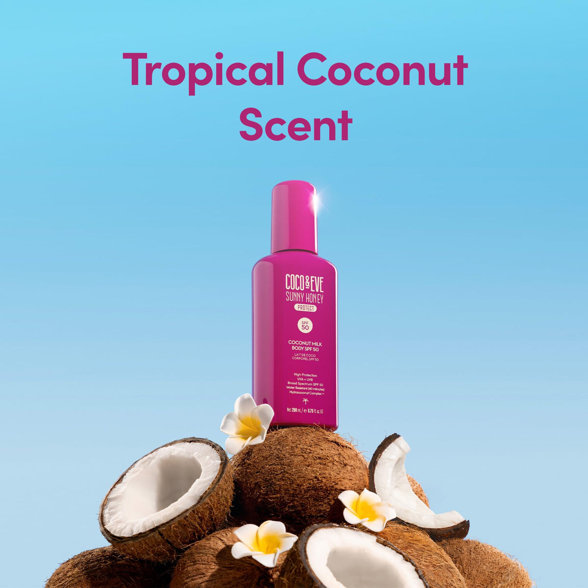 Coco & Eve sunscreen absorbed on skin showing non-greasy finish