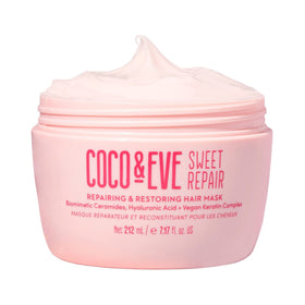 Coco & Eve jar front view showing product and bold label for immediate recognition
