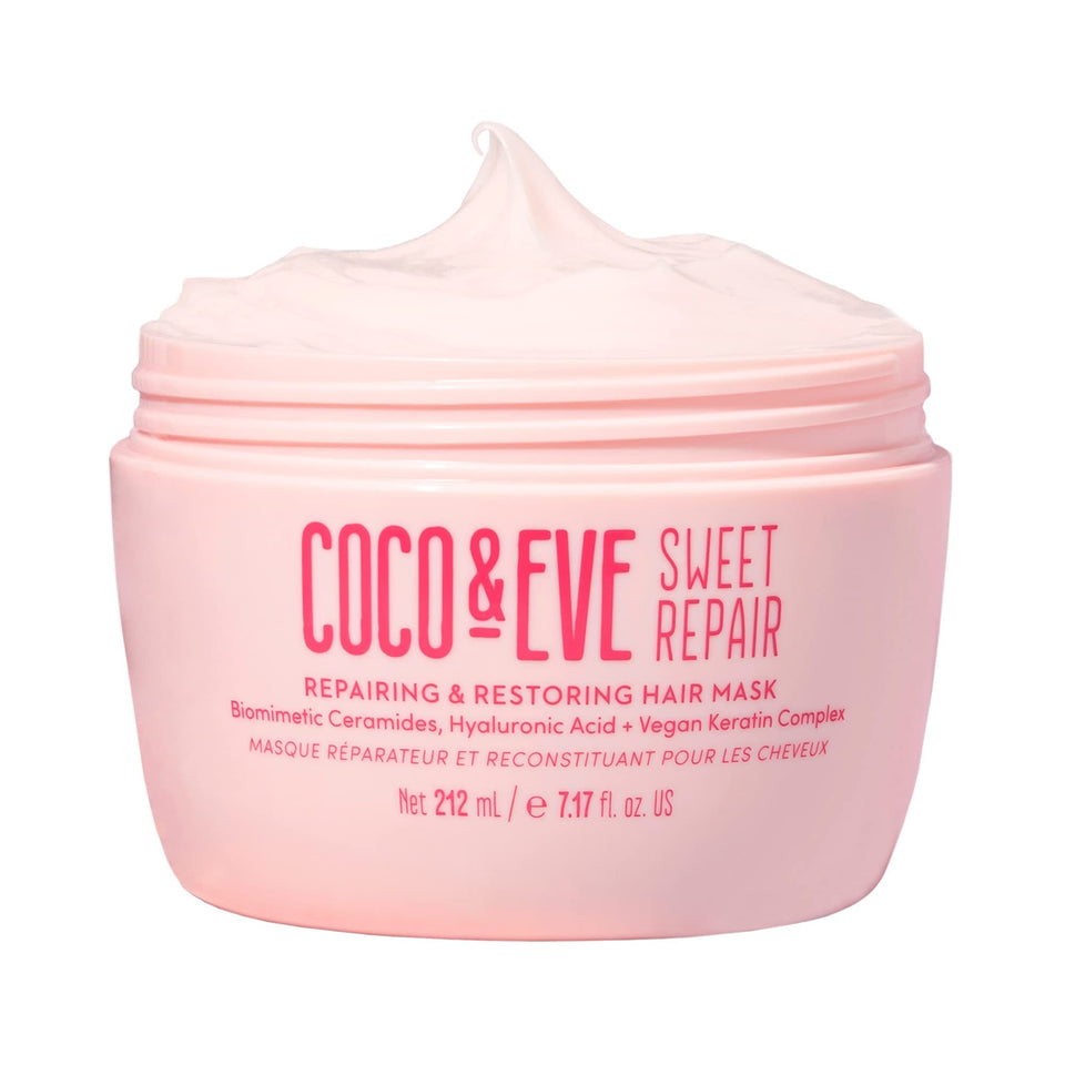 Coco & Eve jar front view showing product and bold label for immediate recognition