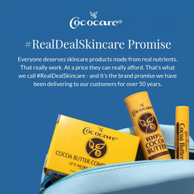 COCOCARE applied after sun exposure showing restored, hydrated lips outdoors