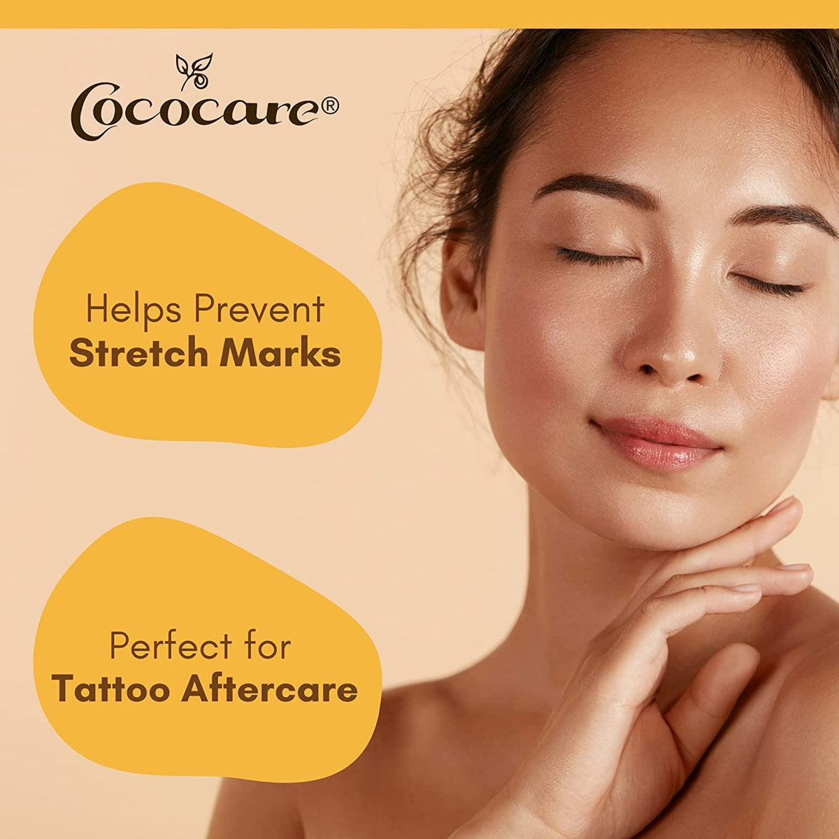COCOCARE stick held in hand showing size and portable convenience
