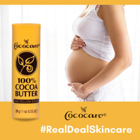 COCOCARE six-pack layout showing stock of pure cocoa butter sticks