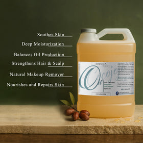cocojojo label detail showing organic ingredient list and purity benefit