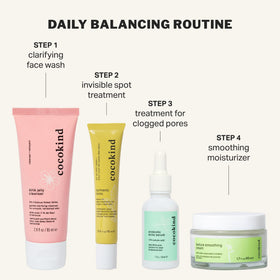 Cocokind on bathroom counter in lifestyle scene suggesting daily routine use