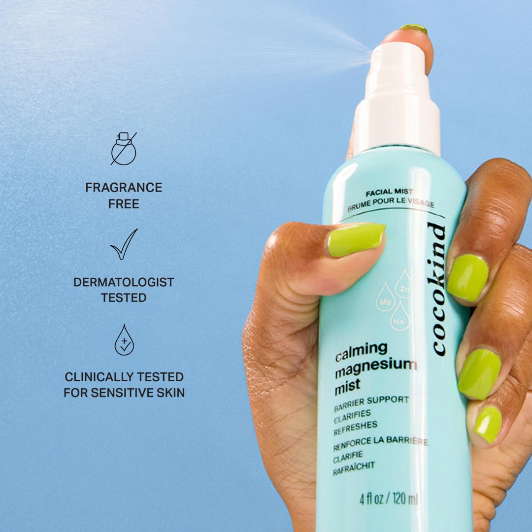 Cocokind close-up texture on hand illustrating lightweight, non-greasy hydration