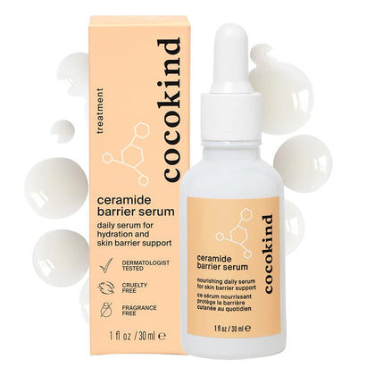 Cocokind front bottle view showing label and benefits