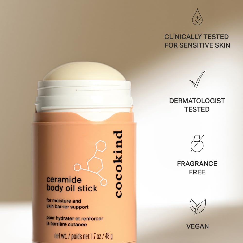 Cocokind texture close-up of balm finish demonstrating quick absorption