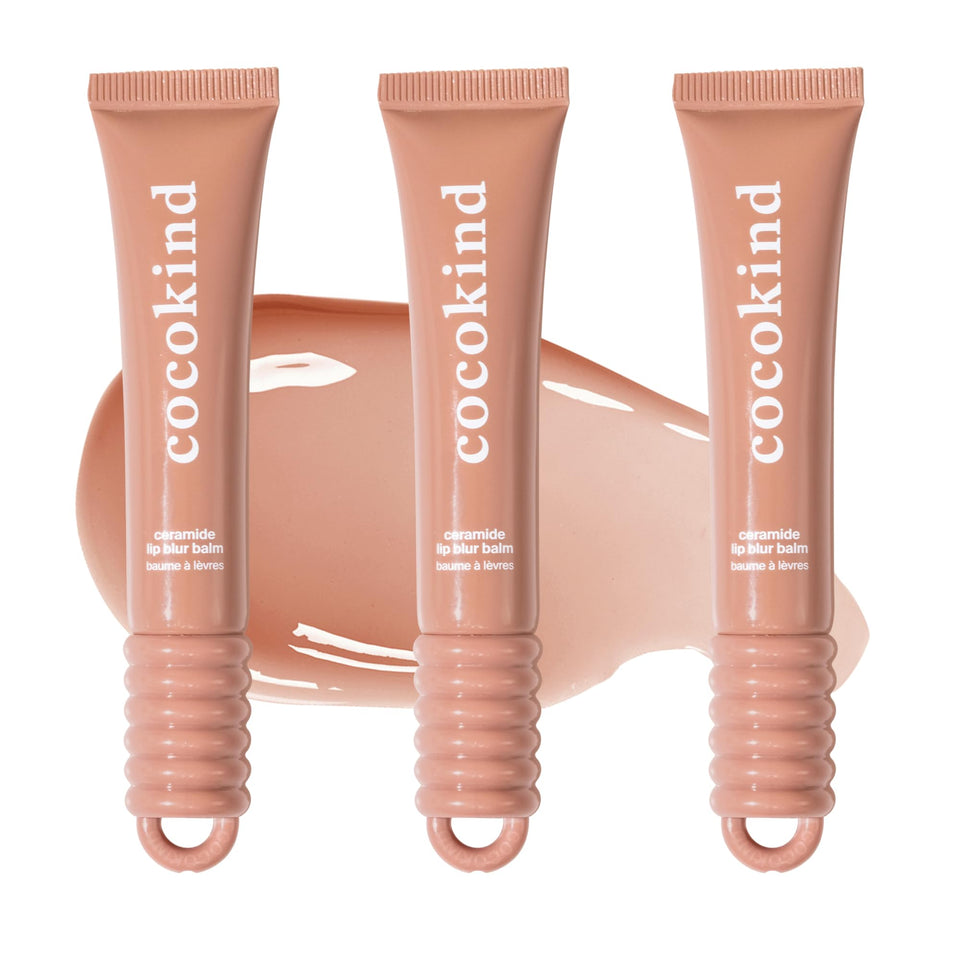 Cocokind front packaging showing soft brown balm and benefits