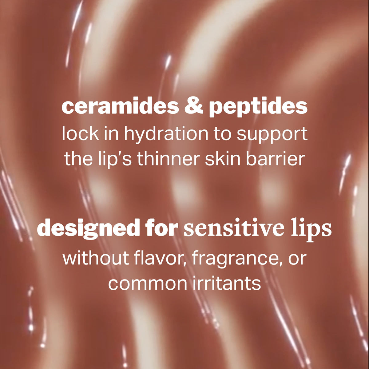 Cocokind balm in use on lips showing subtle tint and gloss