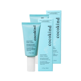 Cocokind front packaging showing twin 1.7 oz tubs and clear label benefits