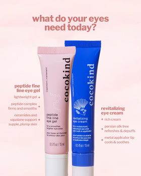 Cocokind jar beside other skincare showing layering compatibility benefit