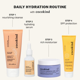 Person applying Cocokind Daily SPF outdoors illustrating day-to-day protection