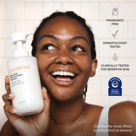 Cocokind pump close-up highlighting dispensing ease and hygienic use