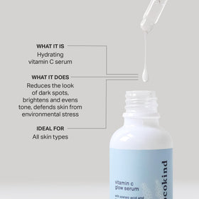 Cocokind pipette dispensing the lightweight serum to show silky texture and easy application