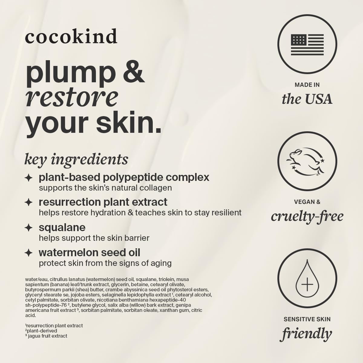 Cocokind jar on bathroom shelf styled to convey daily routine and calm ritual
