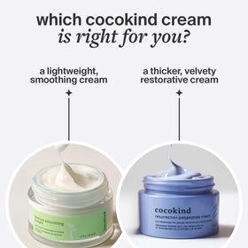 Three-pack of Cocokind jars side-by-side showing value and size comparison