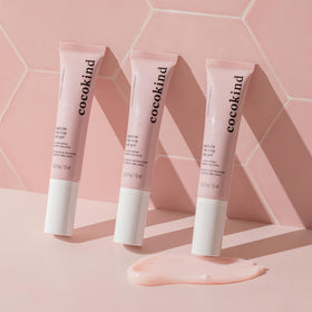 Cocokind reusable under-eye patches in hand showing cooling convenience benefit