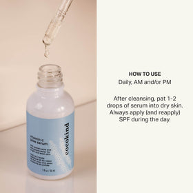 Cocokind serum droplet on skin demonstrating absorption and immediate hydration benefit