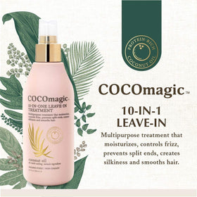 Cocomagic coconut detail highlighting coconut oil ingredient for hydration