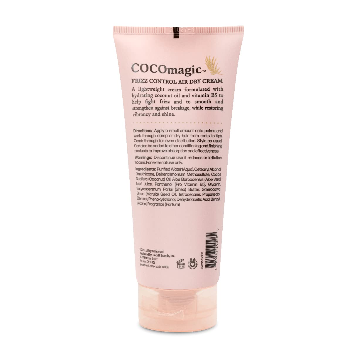 Cocomagic cream texture closeup highlighting smooth consistency and easy absorption