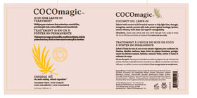 Cocomagic size comparison in hand illustrating 8 oz travel-friendly bottle