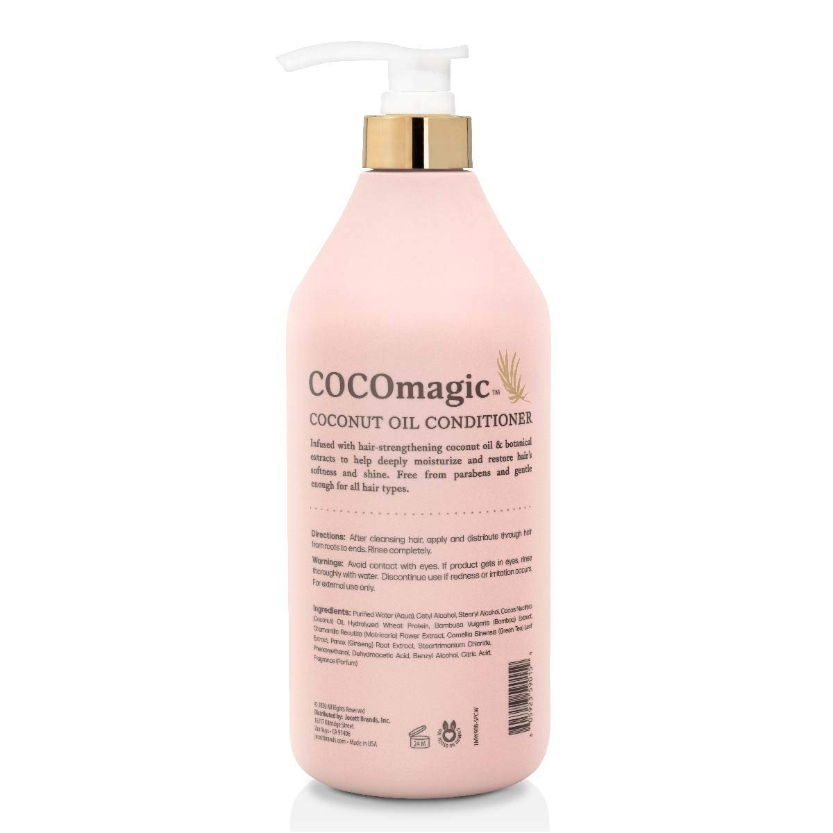 Cocomagic conditioner texture close-up showing creamy hydration and smoothness