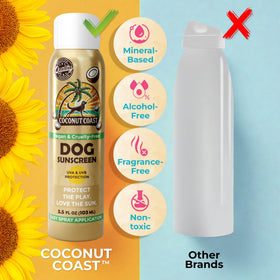 Coconut Coast spray nozzle closeup demonstrating fine mist for easy application