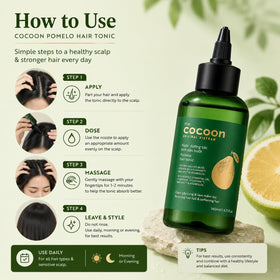 Cocoon Original bottle in hand showing 140ml scale for travel-friendly size