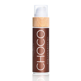COCOSOLIS front bottle view showing packaging and chocolate scent benefit