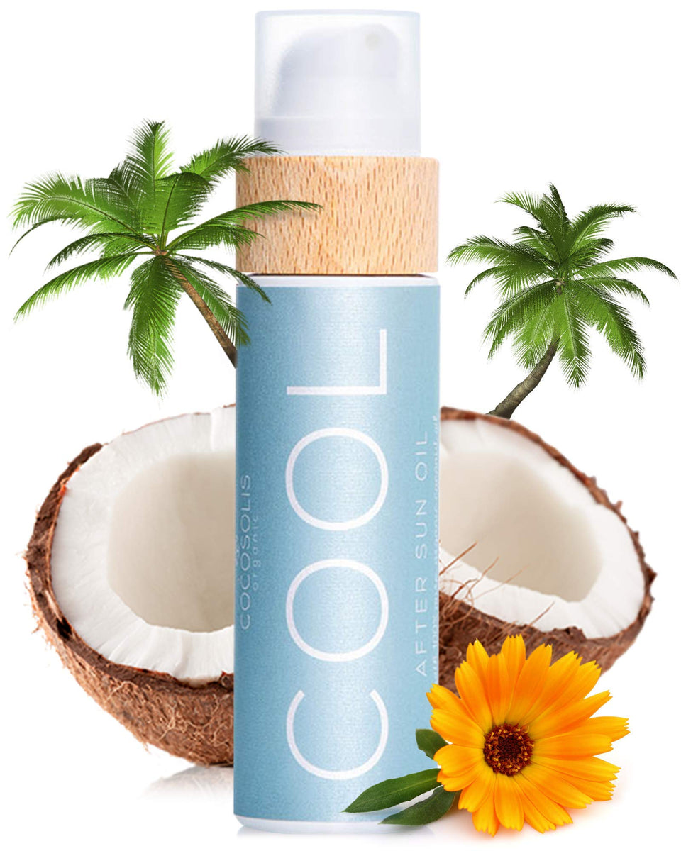 COCOSOLIS front packaging showing after sun lotion and benefits