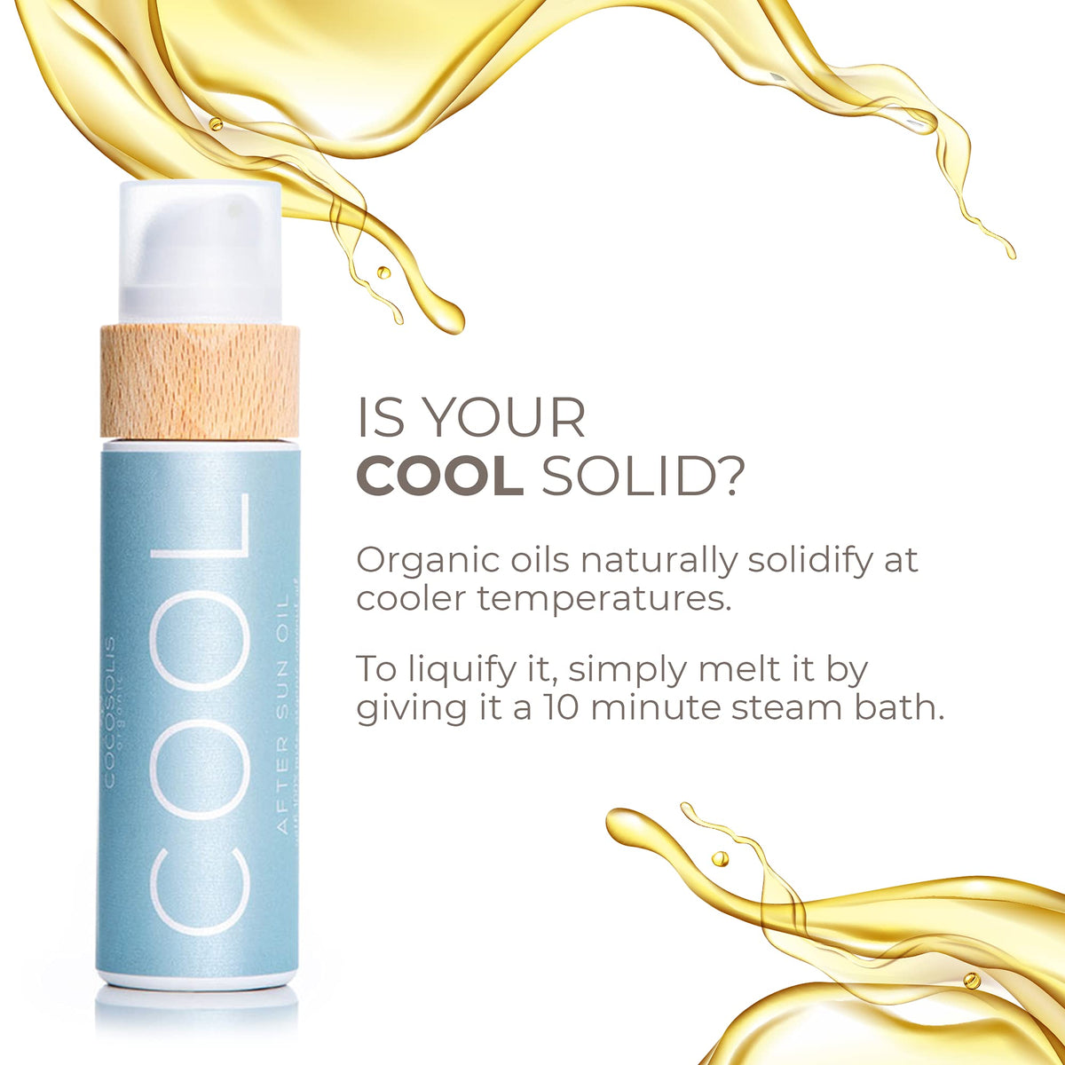 COCOSOLIS tube on beach towel illustrating post-sun recovery routine
