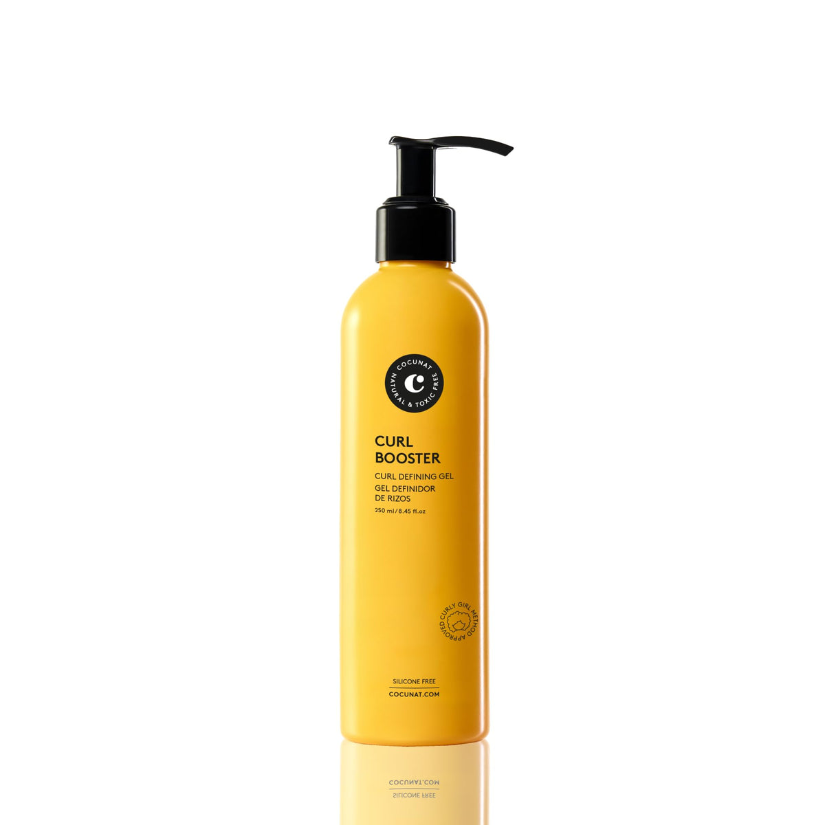 COCUNAT front packaging of Curl Booster Gel showing label and 250ml size for easy identification