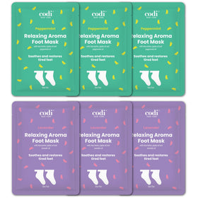 Codi New York front packaging showing six pairs and calming colors