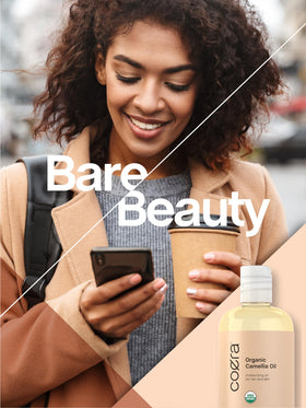 Coera bottle staged in bathroom lifestyle showing routine-friendly use benefit