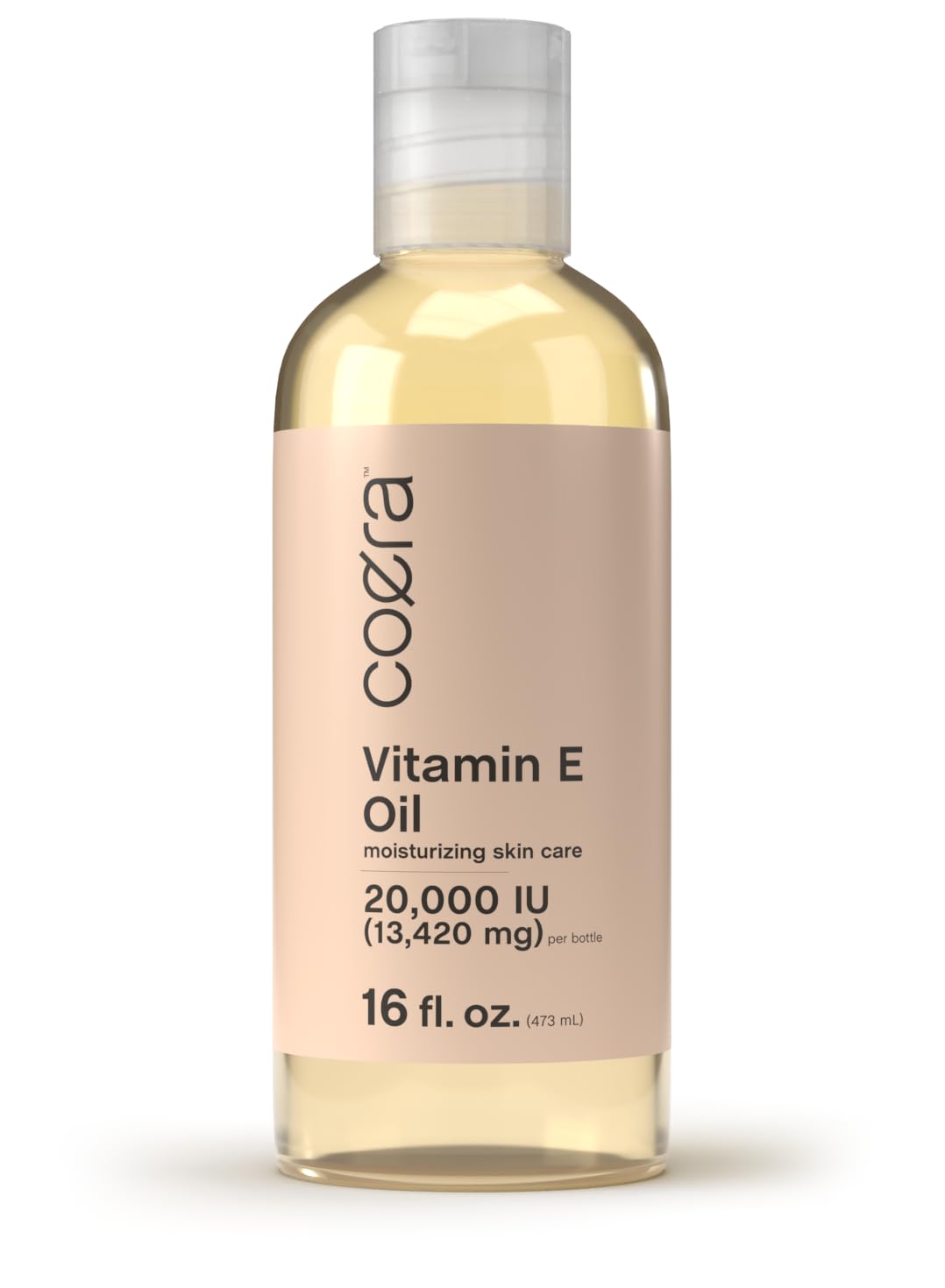 Coera front bottle view showing label and 16 fl oz size, highlights hydration