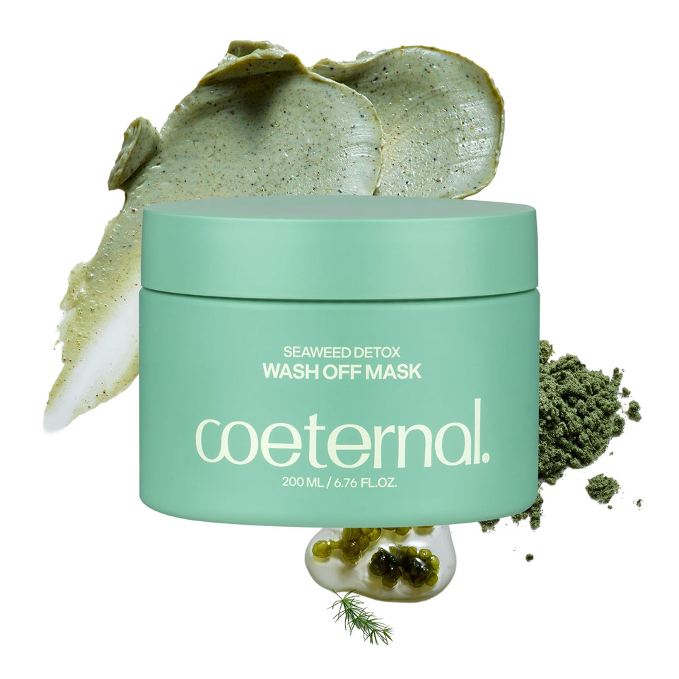 coeternal front packaging showing pouch and label benefit clear pores