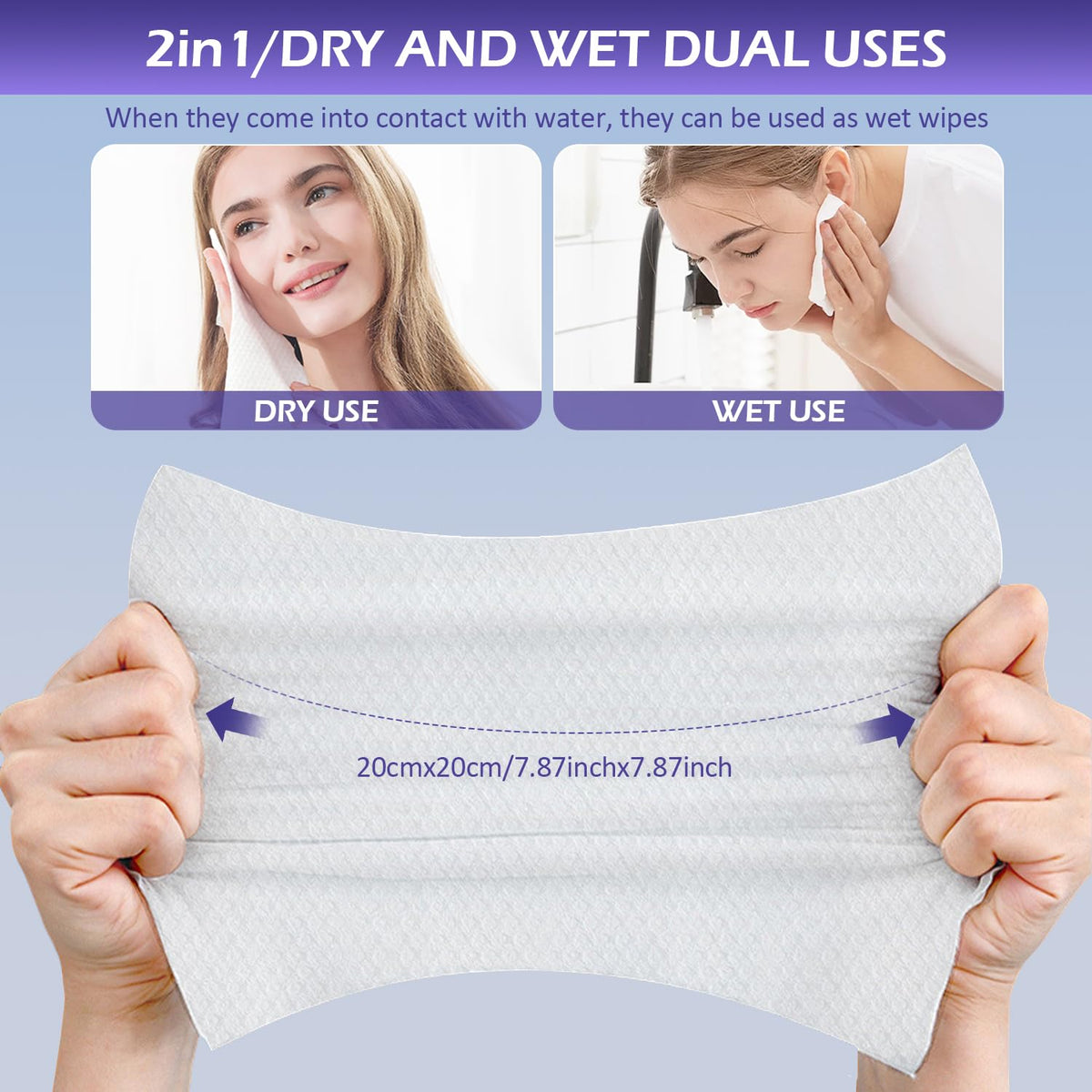 cokoness towel cleaning a baby’s face illustrating soft, safe cotton for delicate skin