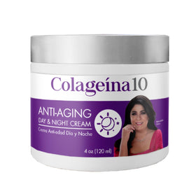 Colageina 10 jar front view showing packaging and brand benefit