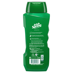 Colgate Irish Spring label and features view showing ingredients and claims