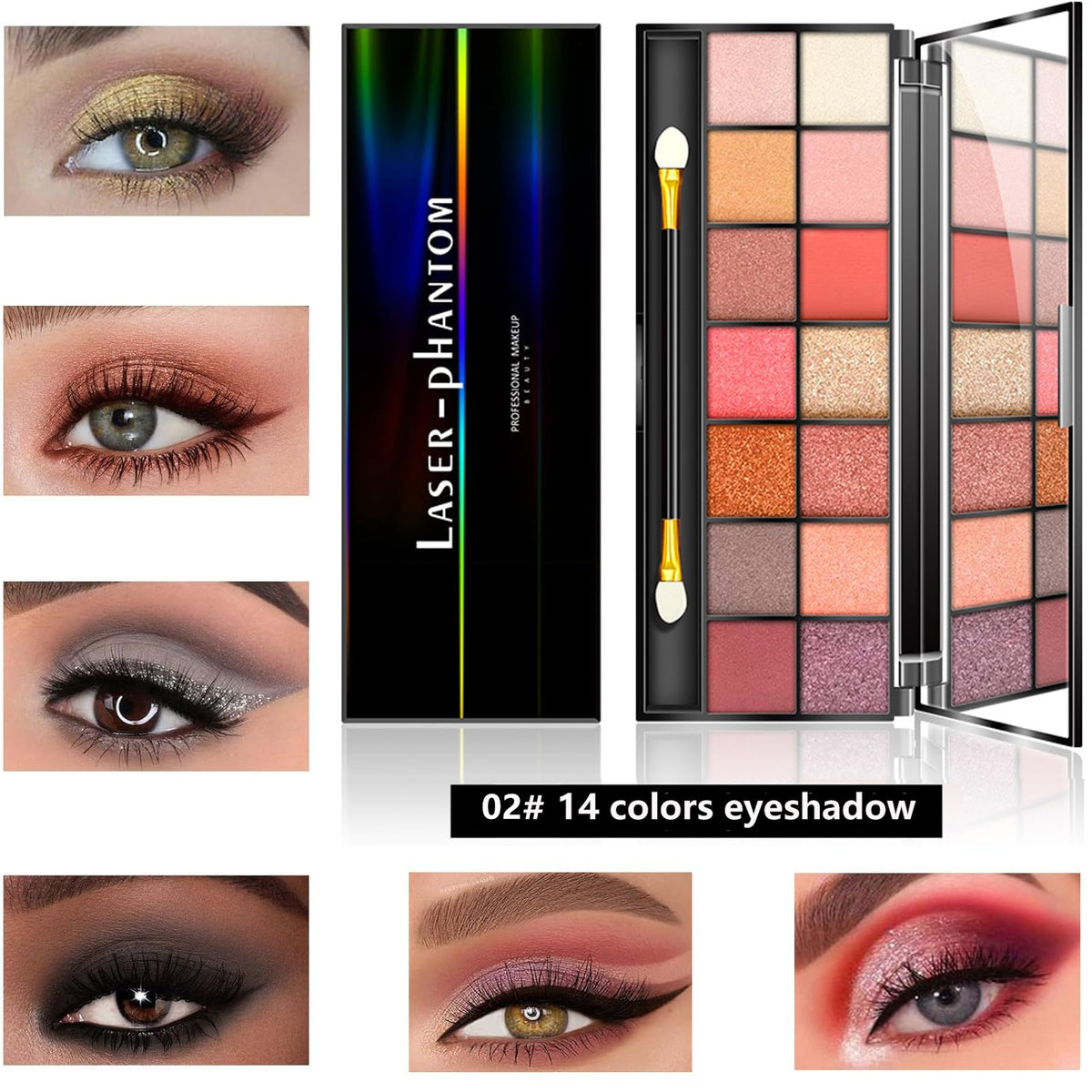 coliusa lip gloss and mascara detail for glossy lips and defined lashes