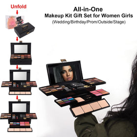 coliusa model applying eyeshadow demonstrating blendability and color