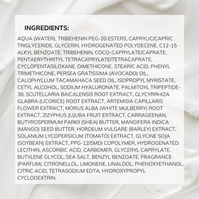 COLLEEN ROTHSCHILD before and after absorption illustrating smoother, hydrated skin benefit