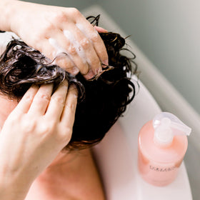 Colleen Rothschild creamy lather texture demonstrating gentle foam benefit
